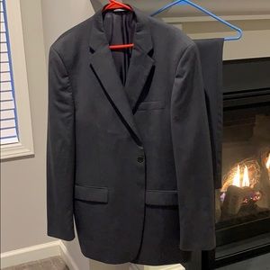 Claiborne 48L/40W Gray with Stripes Suit